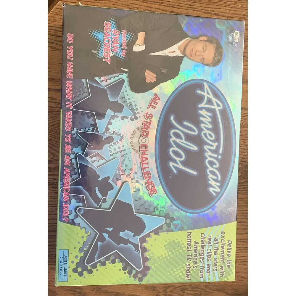 NEW SEALED American Idol All Star Challenge The DVD and Board Game w/ Real Clips
